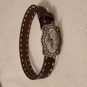 Toddler Leather Belt with Buckle